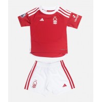 Nottingham Forest Hjemme Trøje Børn 2023-24 Kortærmet (+ Korte bukser)